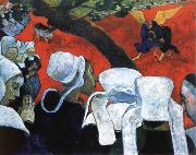 Paul Gauguin the vision after the sermon oil painting artist